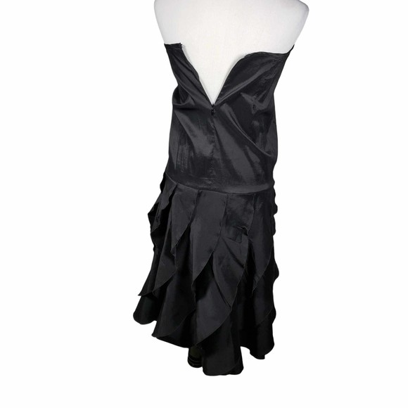 R&M Richards size 8 Black Knee Length Halter Dress - Picture 4 of 8